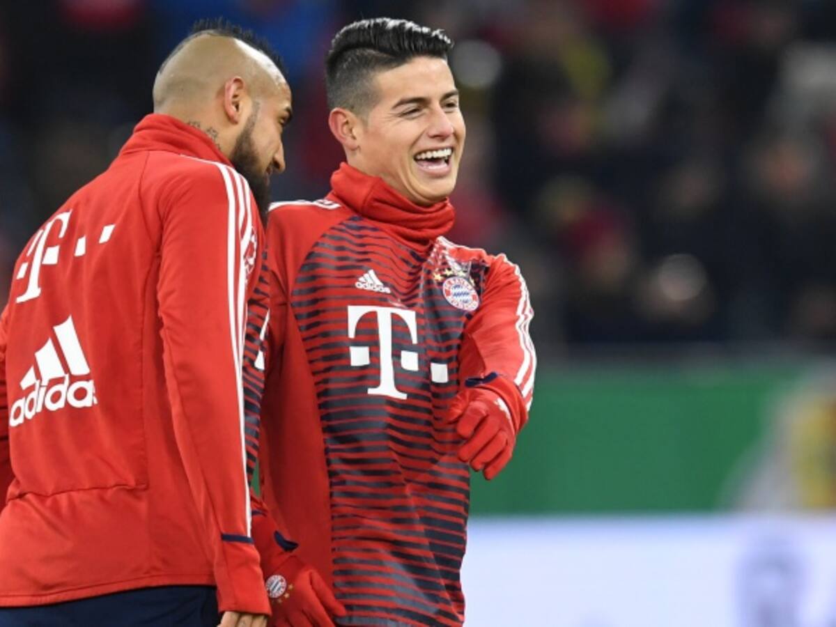 James Rodríguez jugó 45 minutos en la victoria del Bayern en amistoso