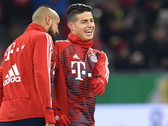 James Rodríguez jugó 45 minutos en la victoria del Bayern en amistoso