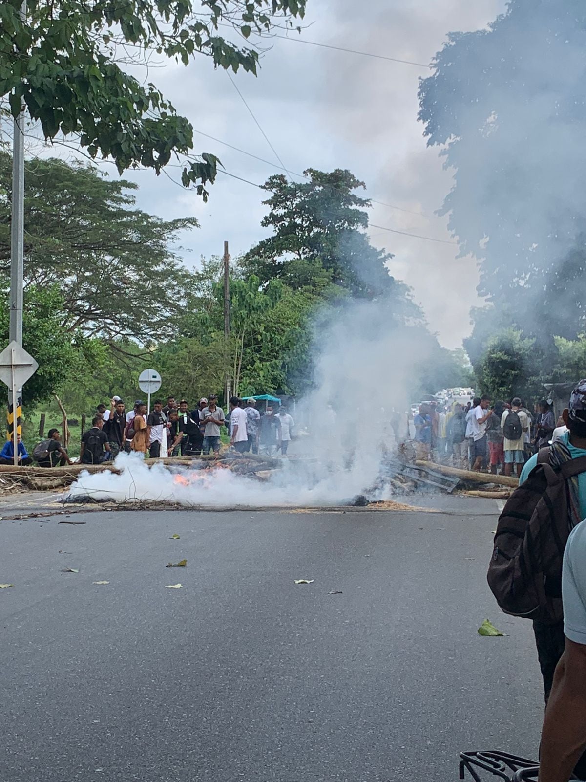 Protesta Bajo Cauca- foto cortesía