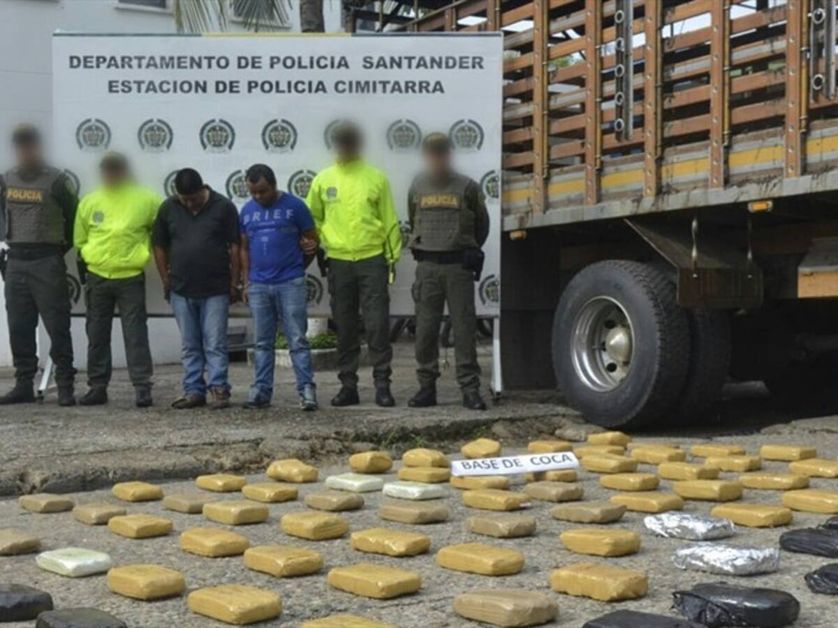 Cayó cargamento de 108 kilos de cocaína de ‘Los Pelusos’ en Santander