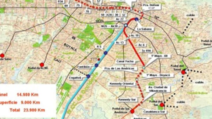 Listo el trazado de la primera línea. Quedan congelados precios de los predios
