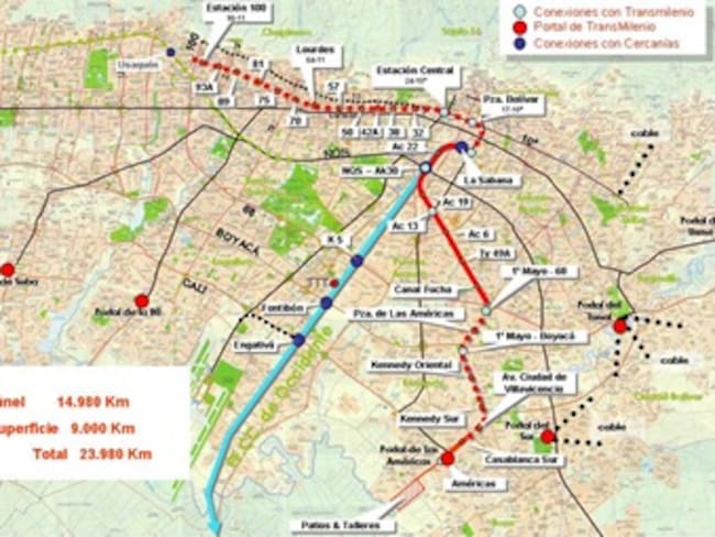 Listo el trazado de la primera línea. Quedan congelados precios de los predios