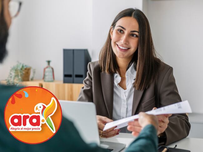 Imagen de referencia de trabajo junto con logo del Ara/ Getty images