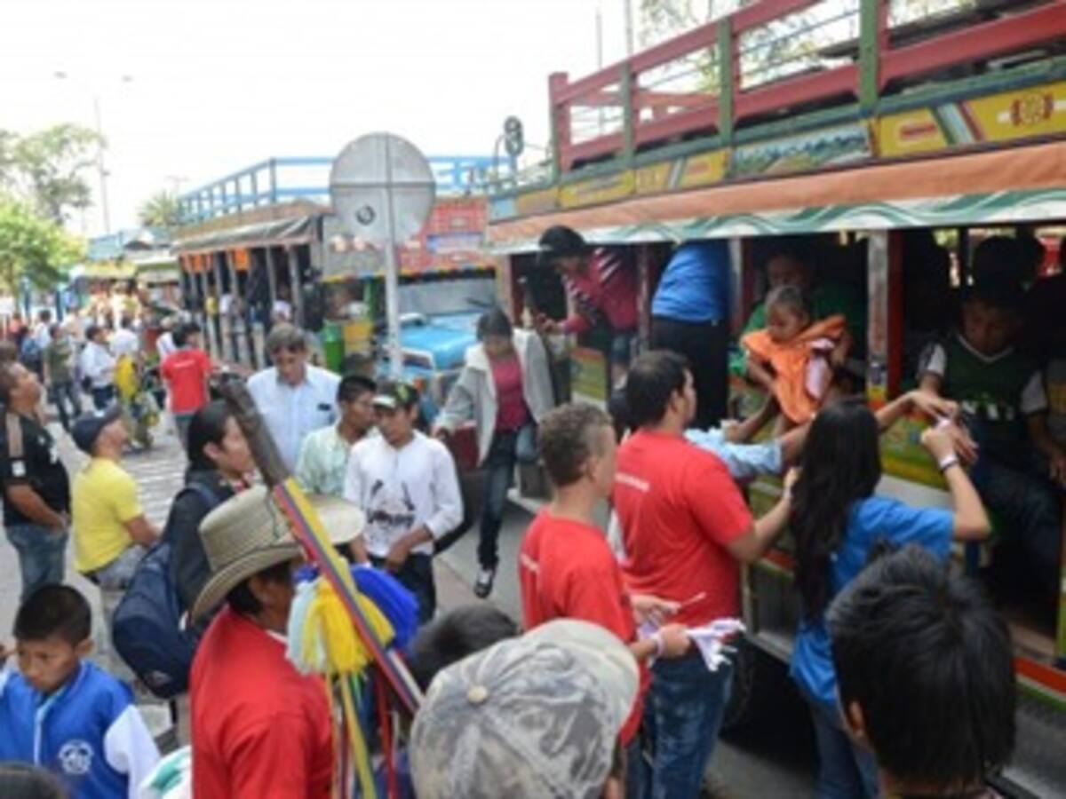 Dos mil personas participaron de la movilización de la marcha patriótica en Manizales