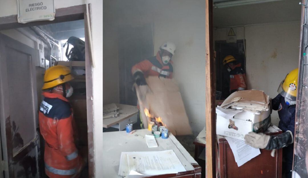 Incendio en la Alcaldía de San José