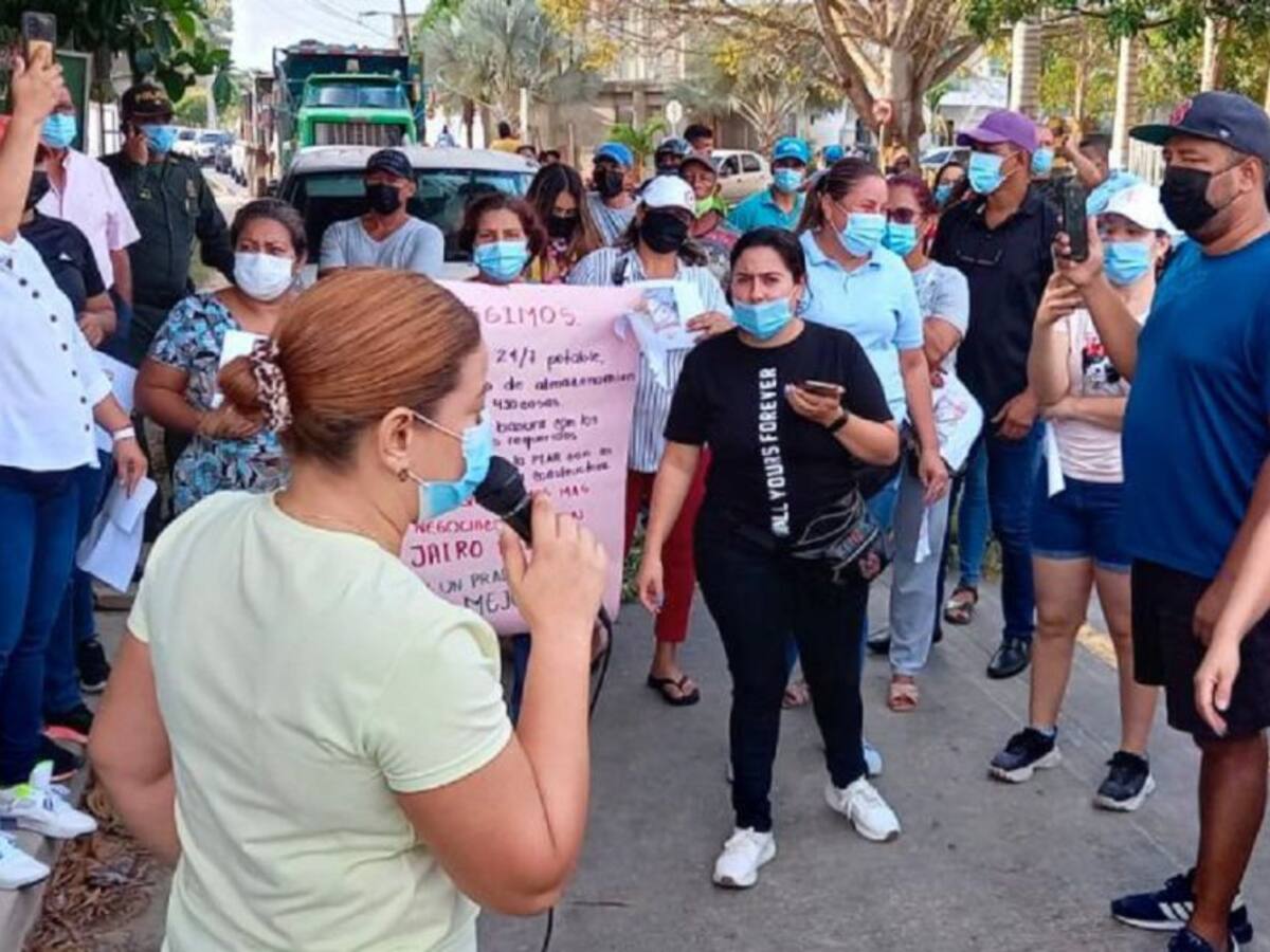 Habitantes de Prado Verde protestaron por constantes cortes de agua
