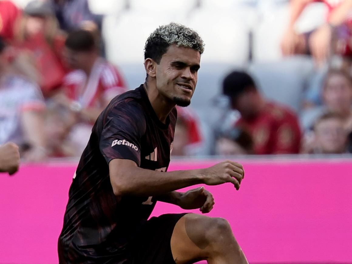 Luis Díaz en su segundo partido con el Bayern Múnich / EFE.