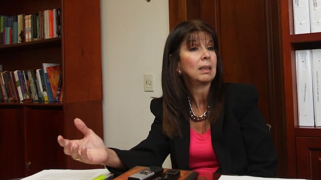 María Victoria Calle, presidenta de la Corte Constitucional. Foto: Colprensa