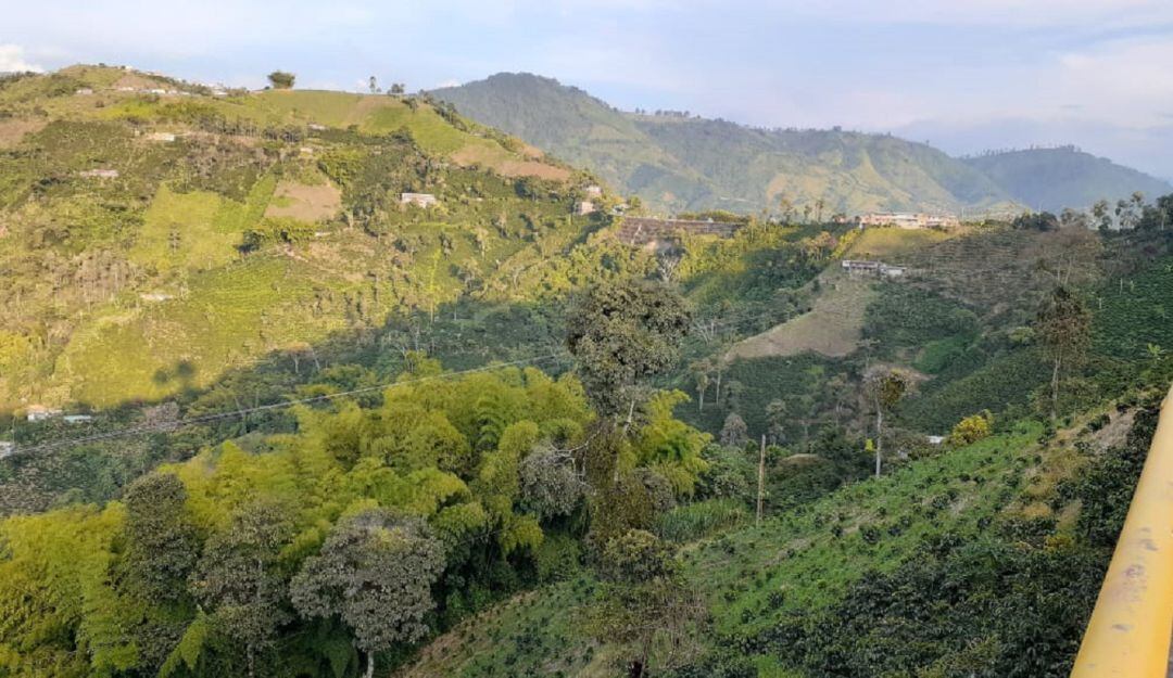 Campo caldense - Imagen de archivo.