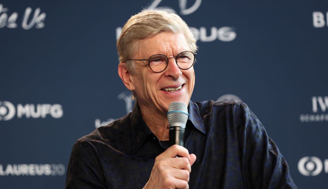 Wenger durante la ceremonia de los Premios Laureus 2020.