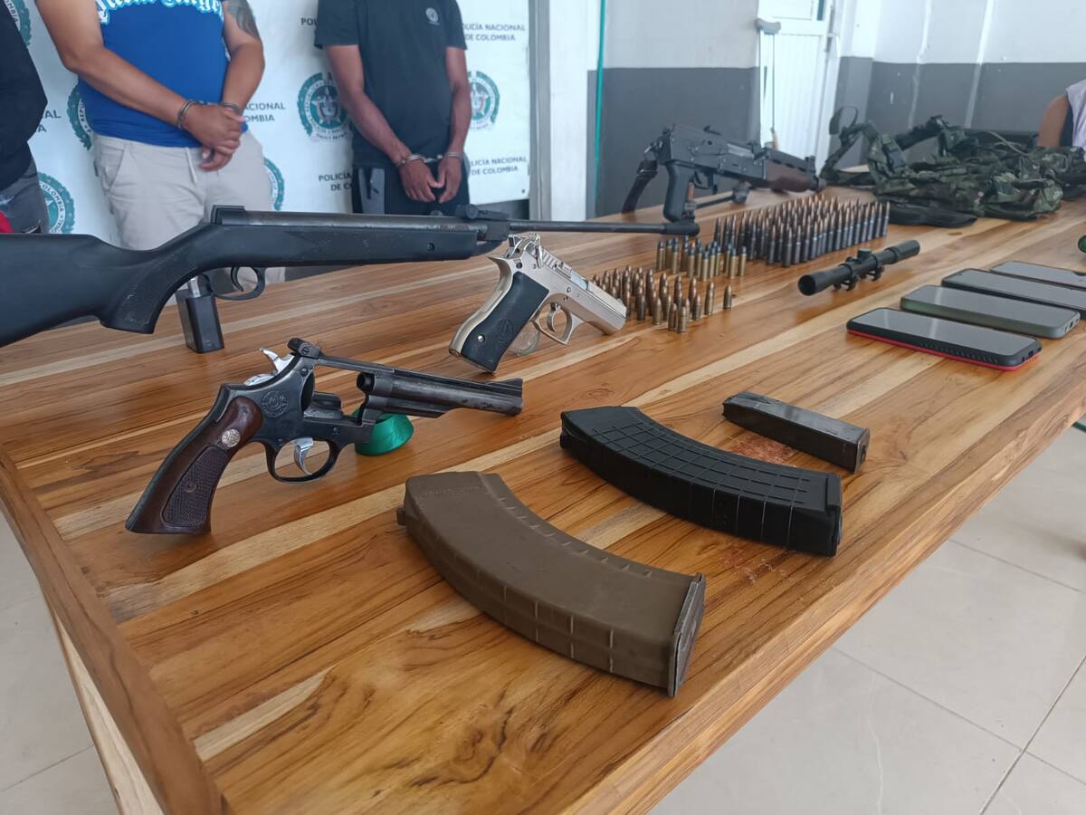 Policía ha incautado 325 armas de fuego durante el 2024 en Bolívar