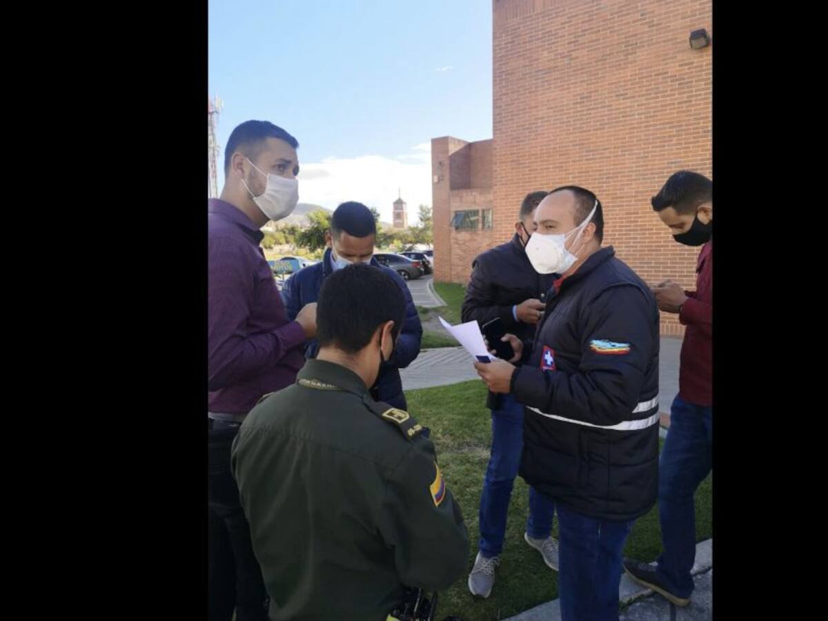 13 heridos dejó un incendio en la estación de Policía de Soacha