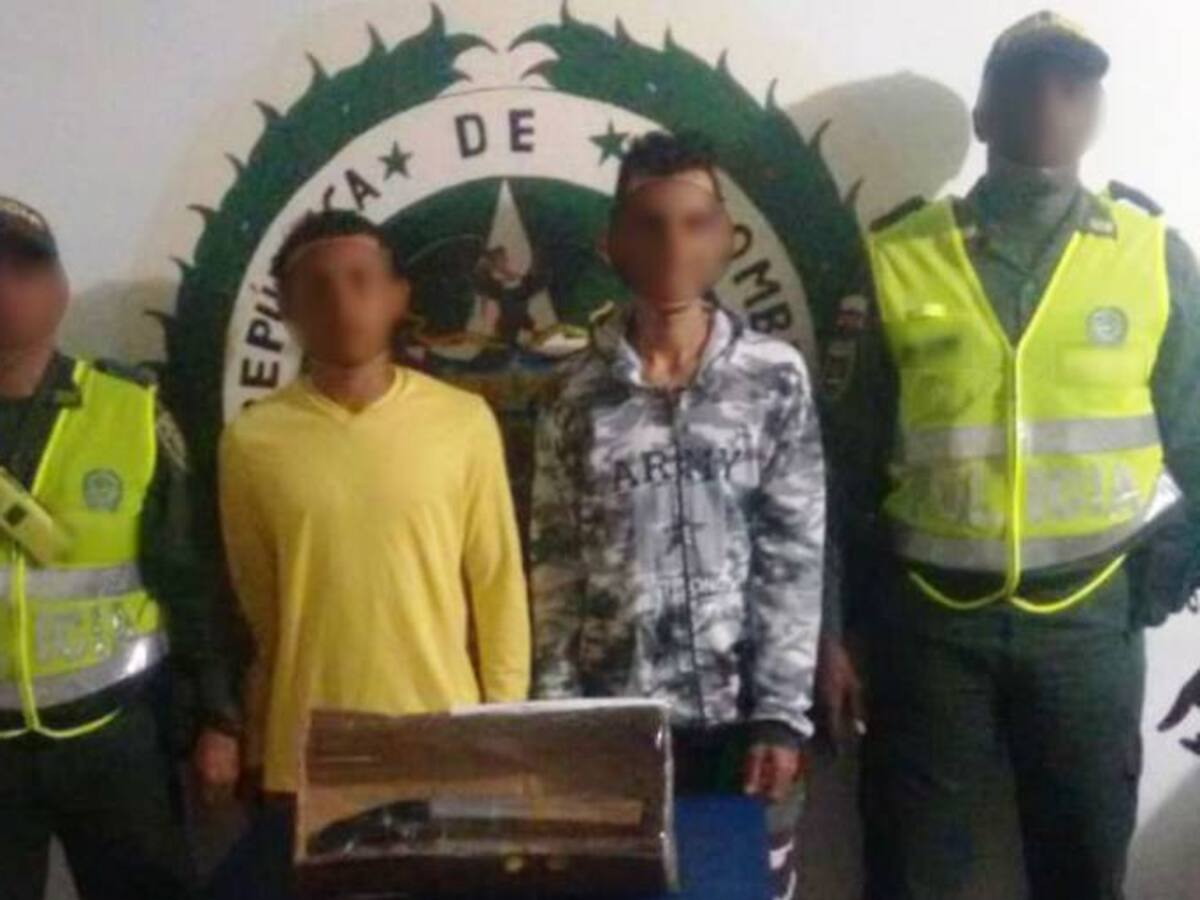 Capturan cinco personas con armas ilegales en Cartagena