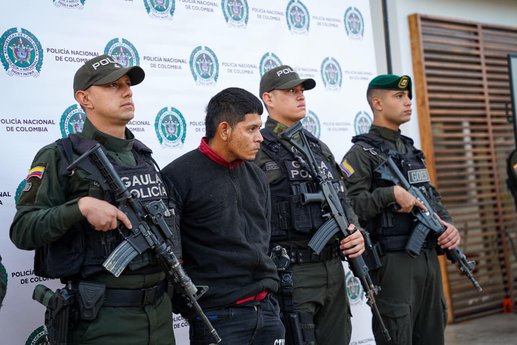 Cayó alias ‘Marco Pérez’, peligroso extorsionista de la banda criminal Los Satanás en Soacha.