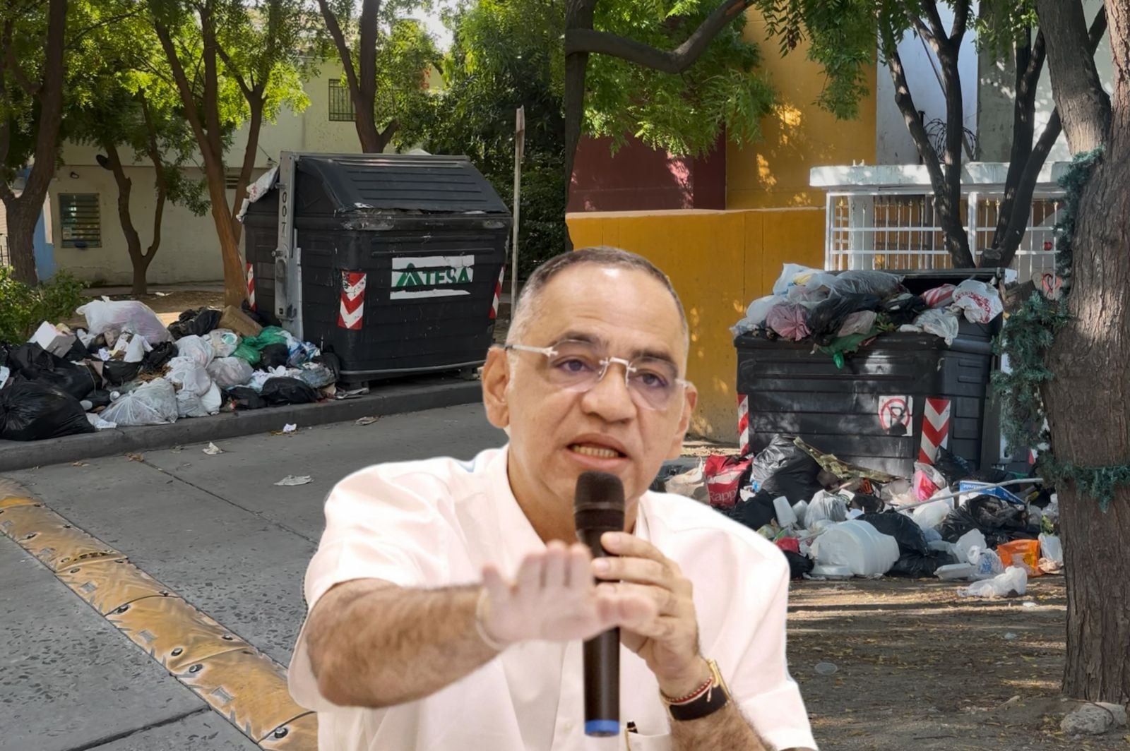 El alcalde de Santa Marta cuestionó la prestación del servicio de aseo. Foto: Alcaldía de Santa Marta