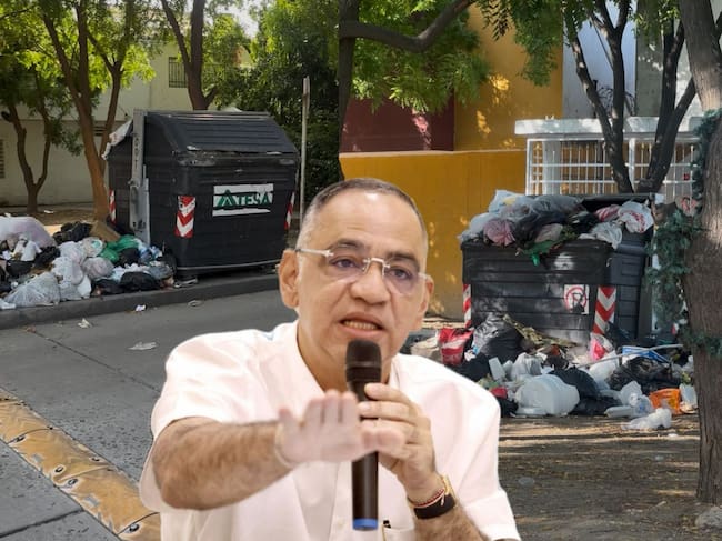 El alcalde de Santa Marta cuestionó la prestación del servicio de aseo. Foto: Alcaldía de Santa Marta