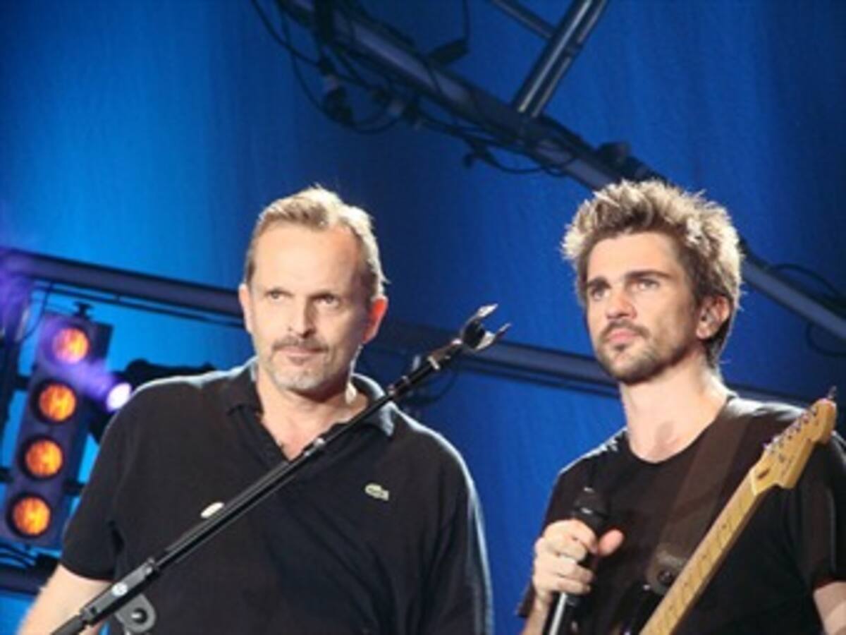 Juanes y Miguel Bosé realizarían en Venezuela el concierto "Paz sin Fronteras"