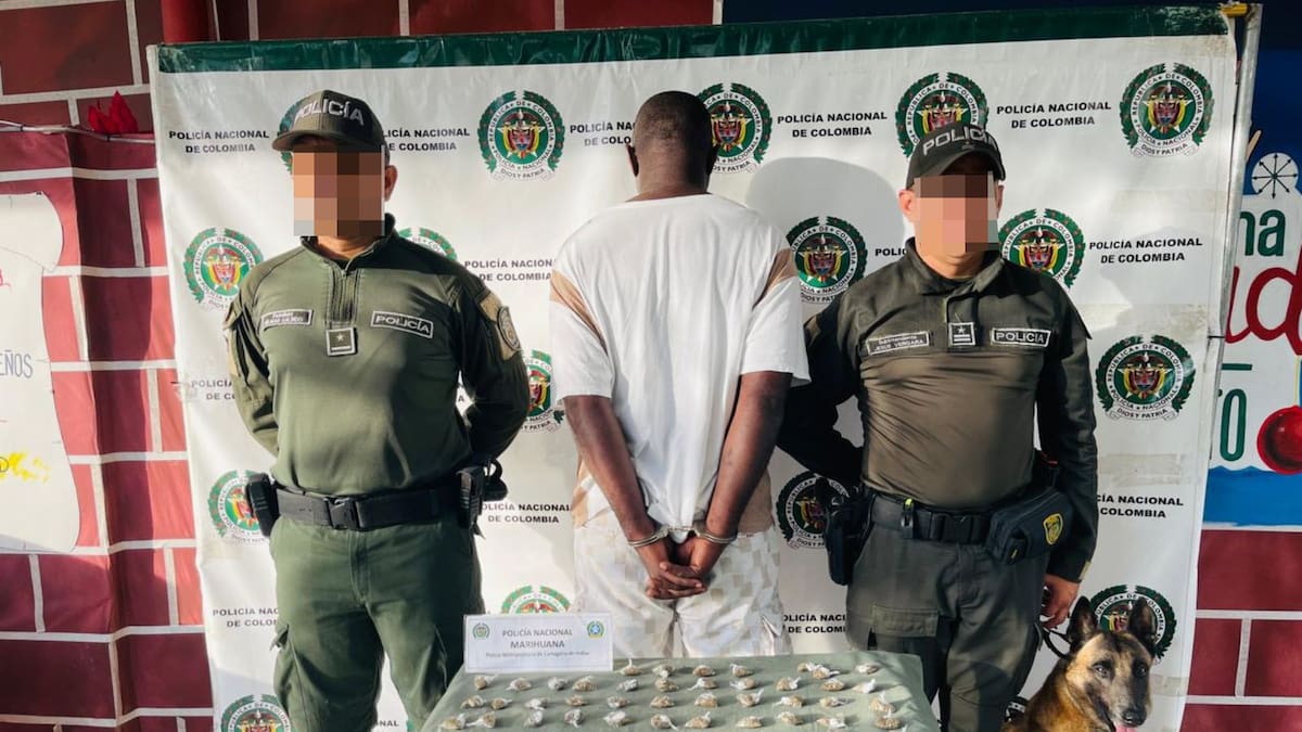 Capturado alias ‘Lucho’ en el mercado de Bazurto por tráfico de estupefacientes