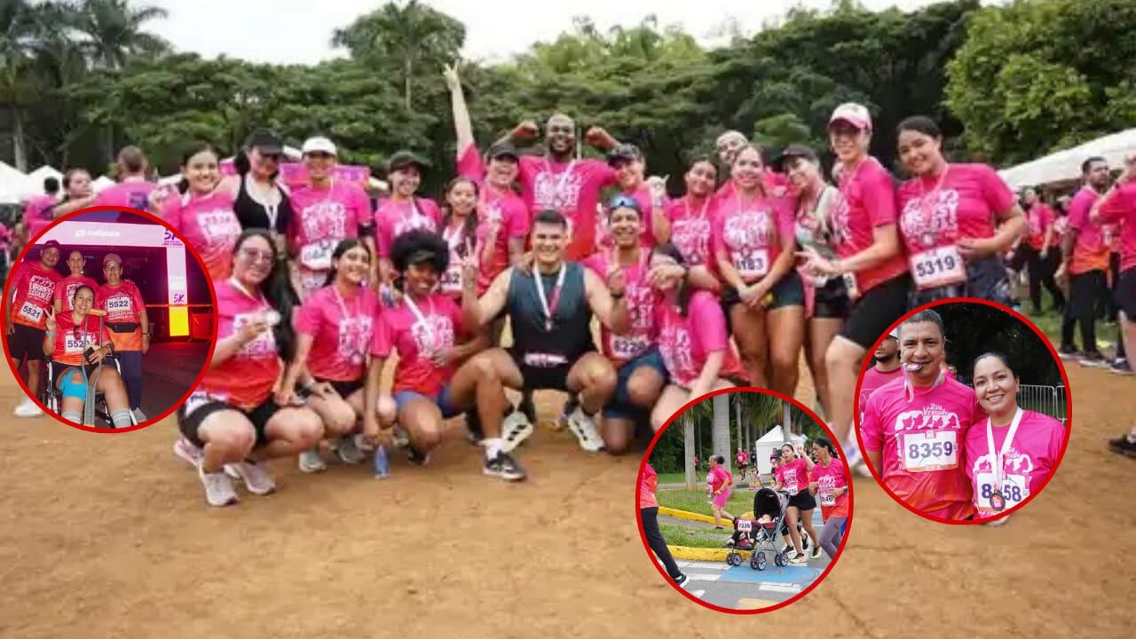 "5K Libres y Seguras". Que ninguna mujer o niña viva violencia de ningún tipo.