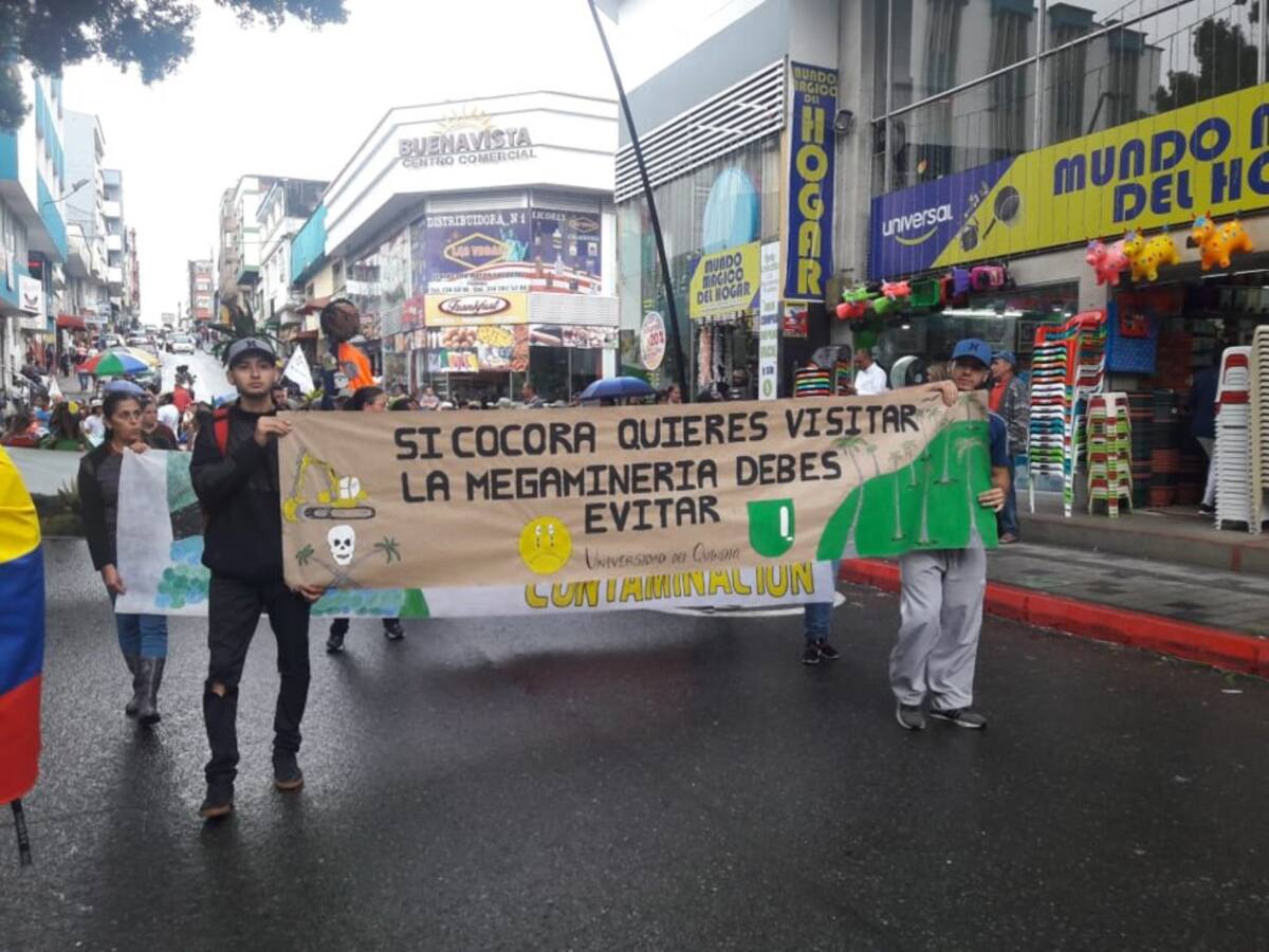 Desde el municipio de Salento hubo una gran participación en la marcha