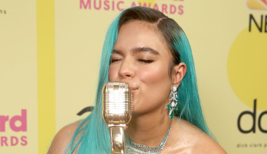 Karol G en la entrega de los premios Billboard