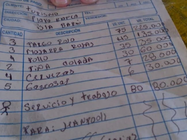 Cobran a turistas $360 mil por 3 pargos y 3 mojarras en Cartagena