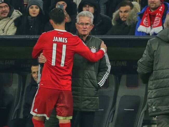 James está bastante bien: Heynckes, entrenador del Bayern Múnich