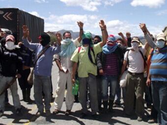 Manifestantes en el Catatumbo. Foto: El Tiempo
