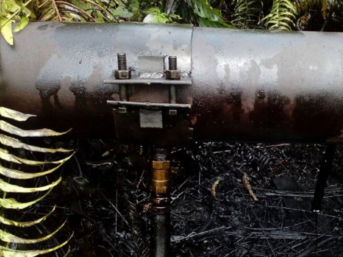 Emergencia ambiental por válvula ilícita en oleoducto en Tibú