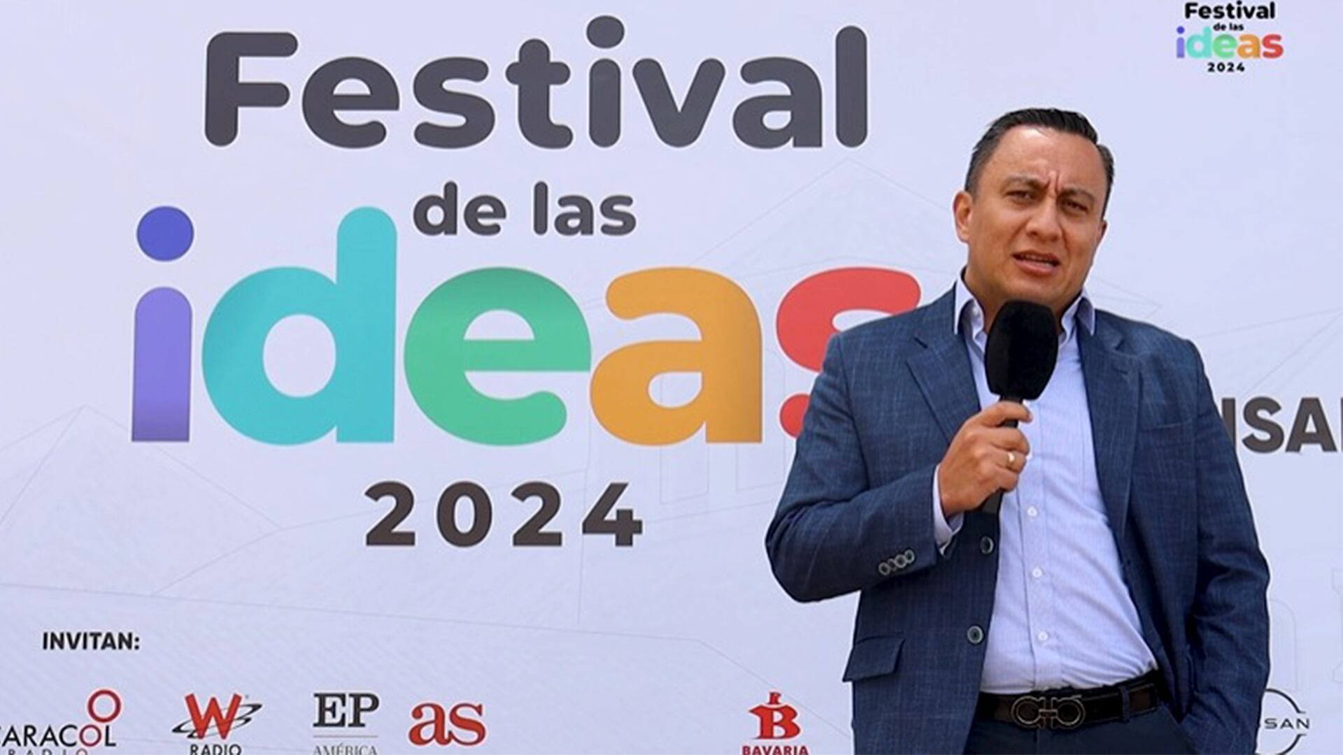 José Quintero, presidente de Indra Colombia. | Foto: Caracol Radio