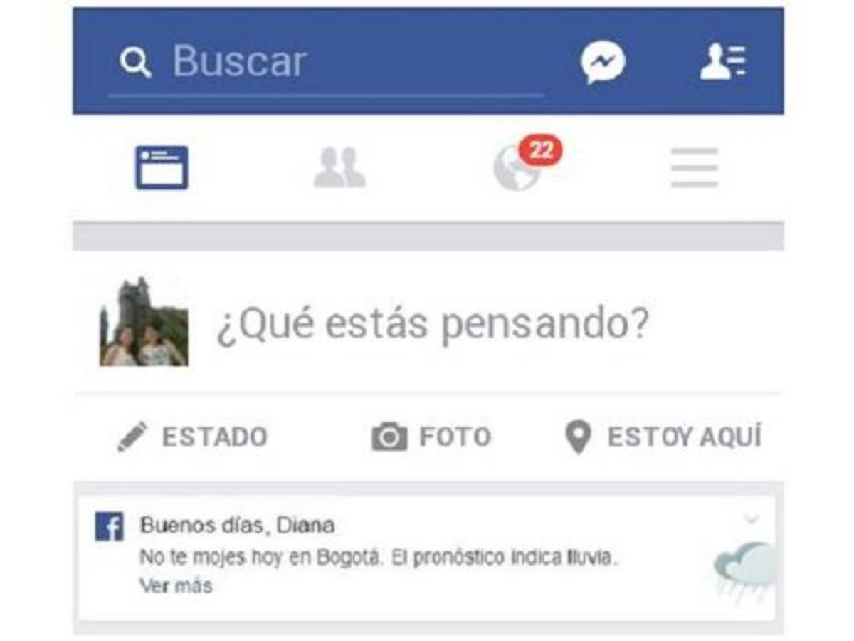 Facebook ya alerta sobre el clima a sus usuarios en Colombia