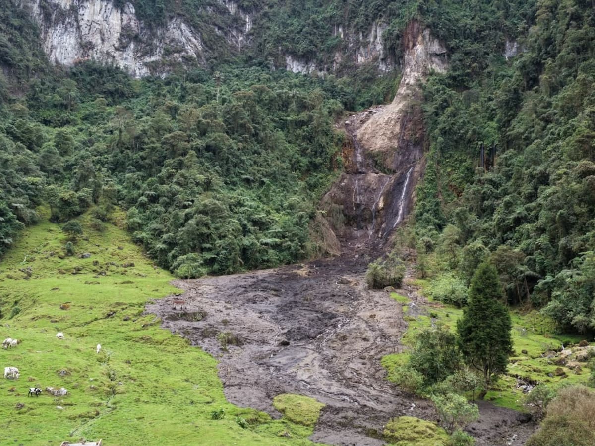 Alerta en Ibagué por múltiples deslizamientos en el Cañón del Combeima