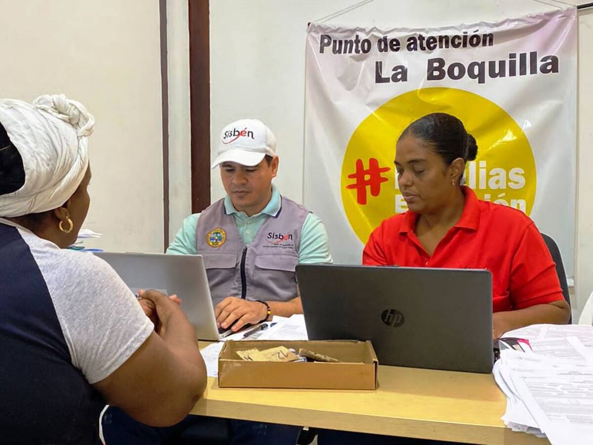 El Sisbén ya tiene punto de atención en La Boquilla en la zona norte de Cartagena