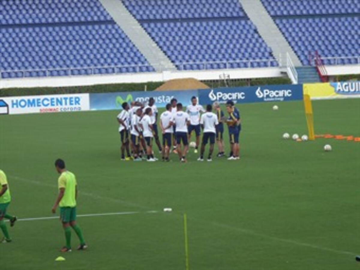 La Selección Colombia entrenó en el Metropolitano con su nómina completa
