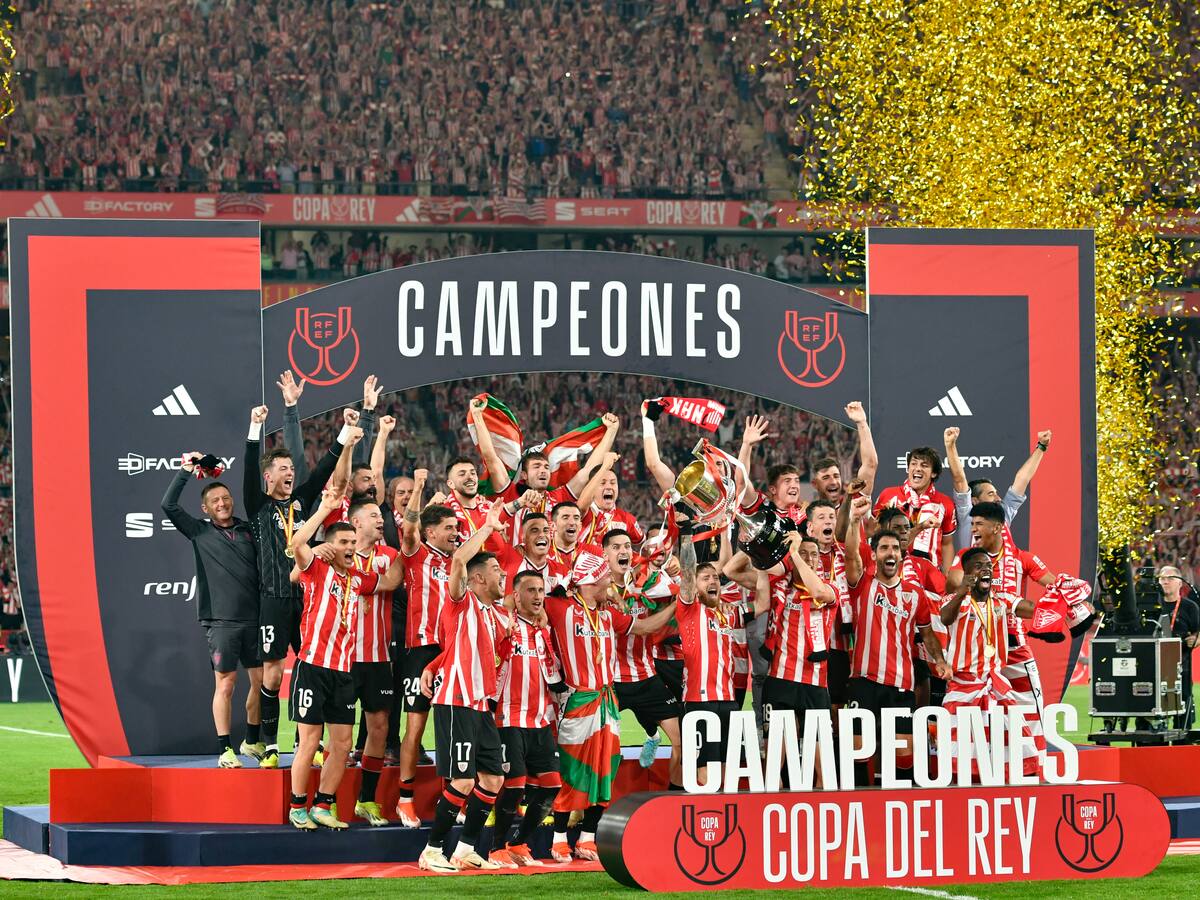 Athletic Bilbao rompe el maleficio y vuelve a ganar la Copa del Rey después de 40 años