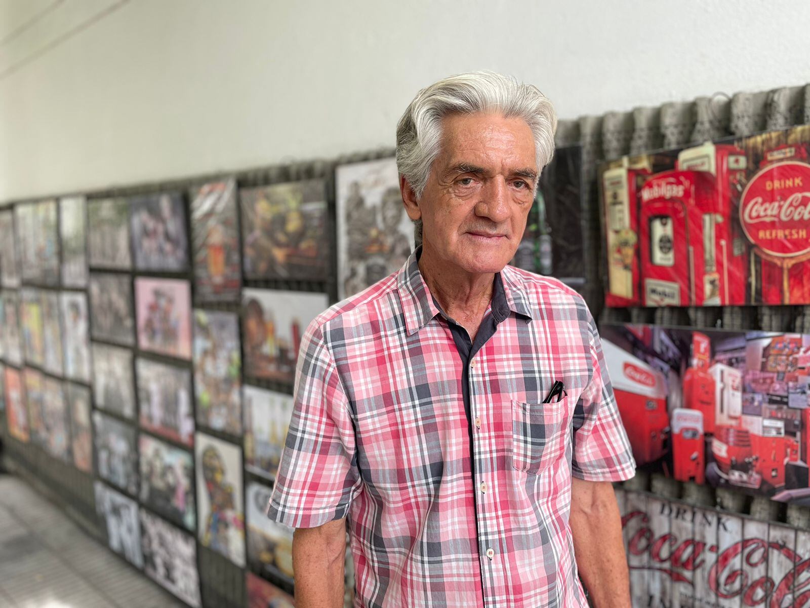 Gonzalo Ramírez, el vendedor de cuadros de la Avenida 0