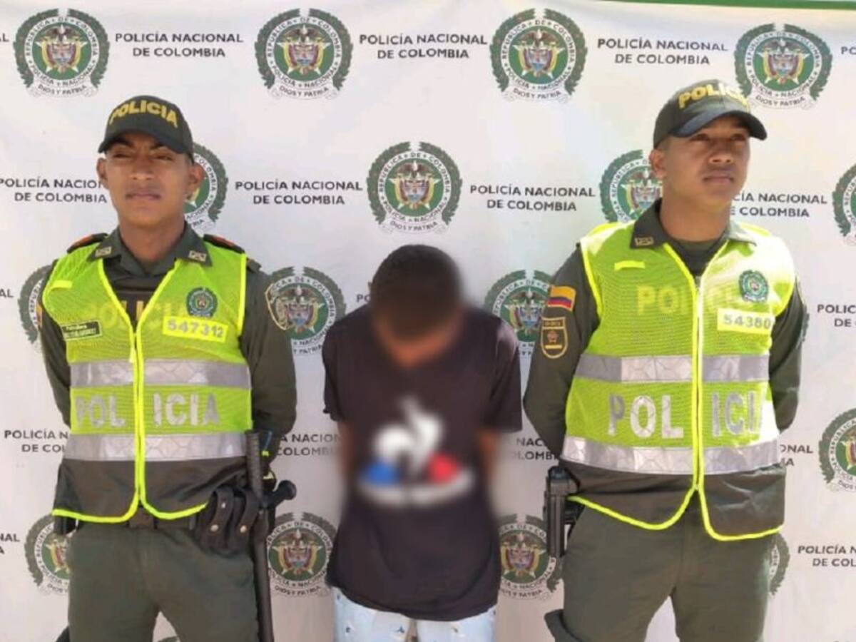 Capturan a 'Duban', señalado de ser presunto expendedor de drogas en Mompox