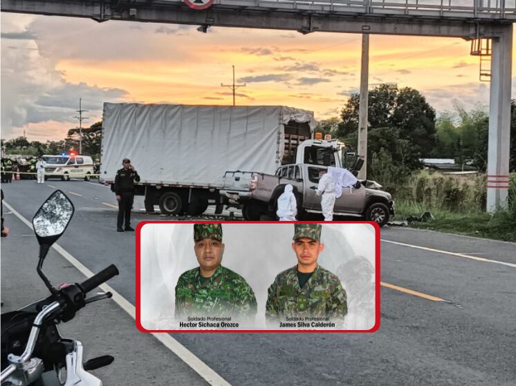 Soldados profesionales, Héctor Sichaca Orozco y James Silva Calderón