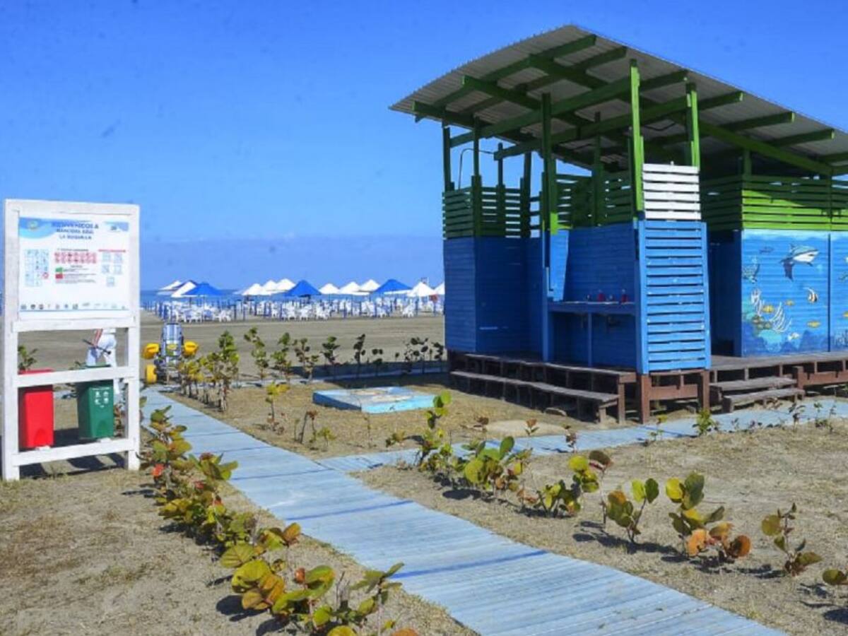Playa Azul La Boquilla en Cartagena: recertificada como sostenible