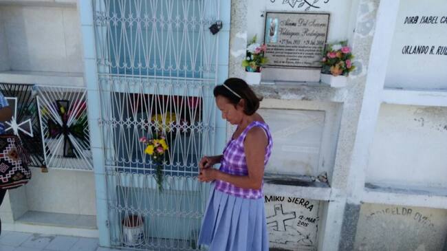 Familiares de victimas de las corralejas del 20 de enero de 1980