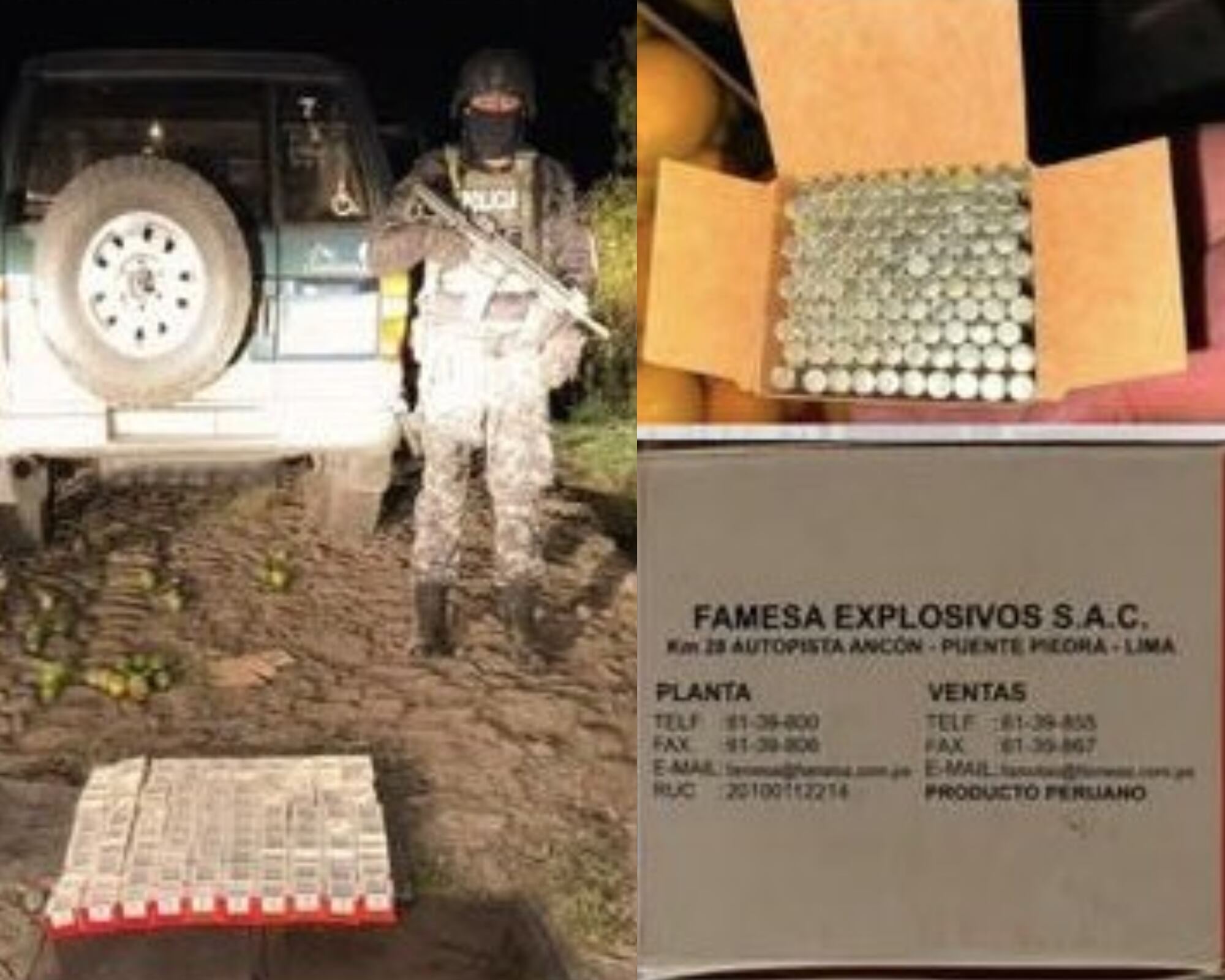 Las autoridades ecuatorianas señalaron que el armamento, que sería procedente de Perú, tendría como objetivo llegar a grupos armados irregulares.
(Foto:   Cortesía John Reimberg)