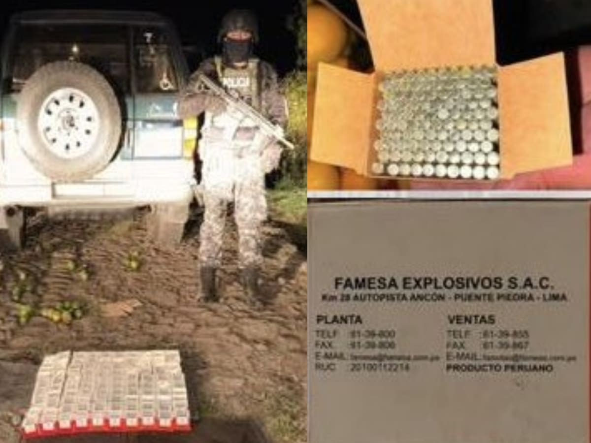 Ecuador incauta 10.000 cápsulas detonantes que iban hacia Colombia