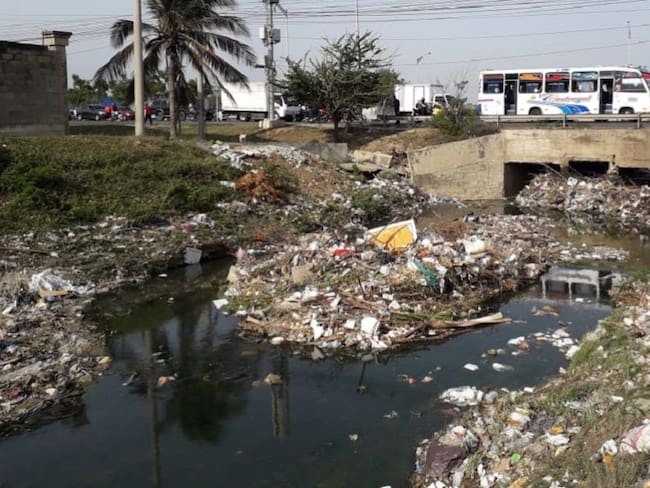 Arroyos de basuras en Barranquilla