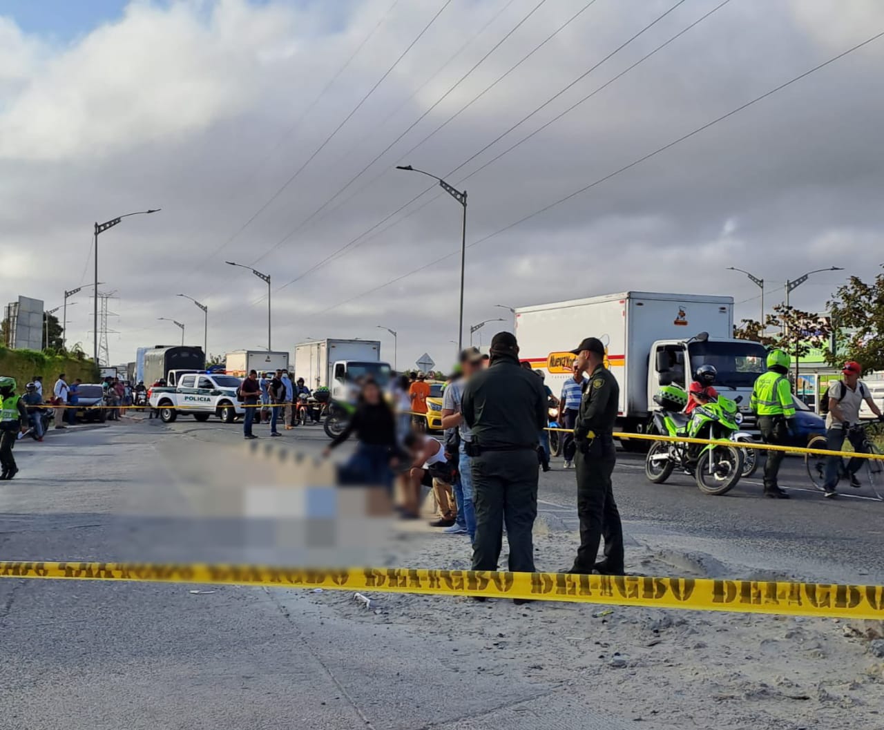 Homicidio de un hombre en el barrio Las Malvinas en Barranquilla./ Tránsito de Barranquilla