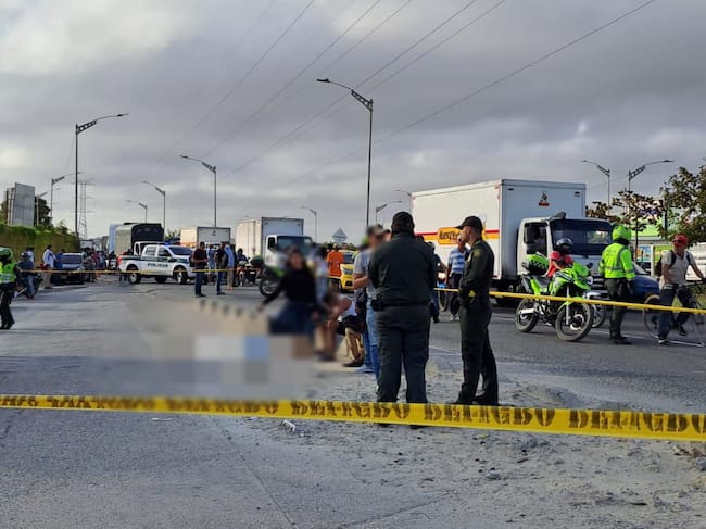 Homicidio de un hombre en el barrio Las Malvinas en Barranquilla./ Tránsito de Barranquilla