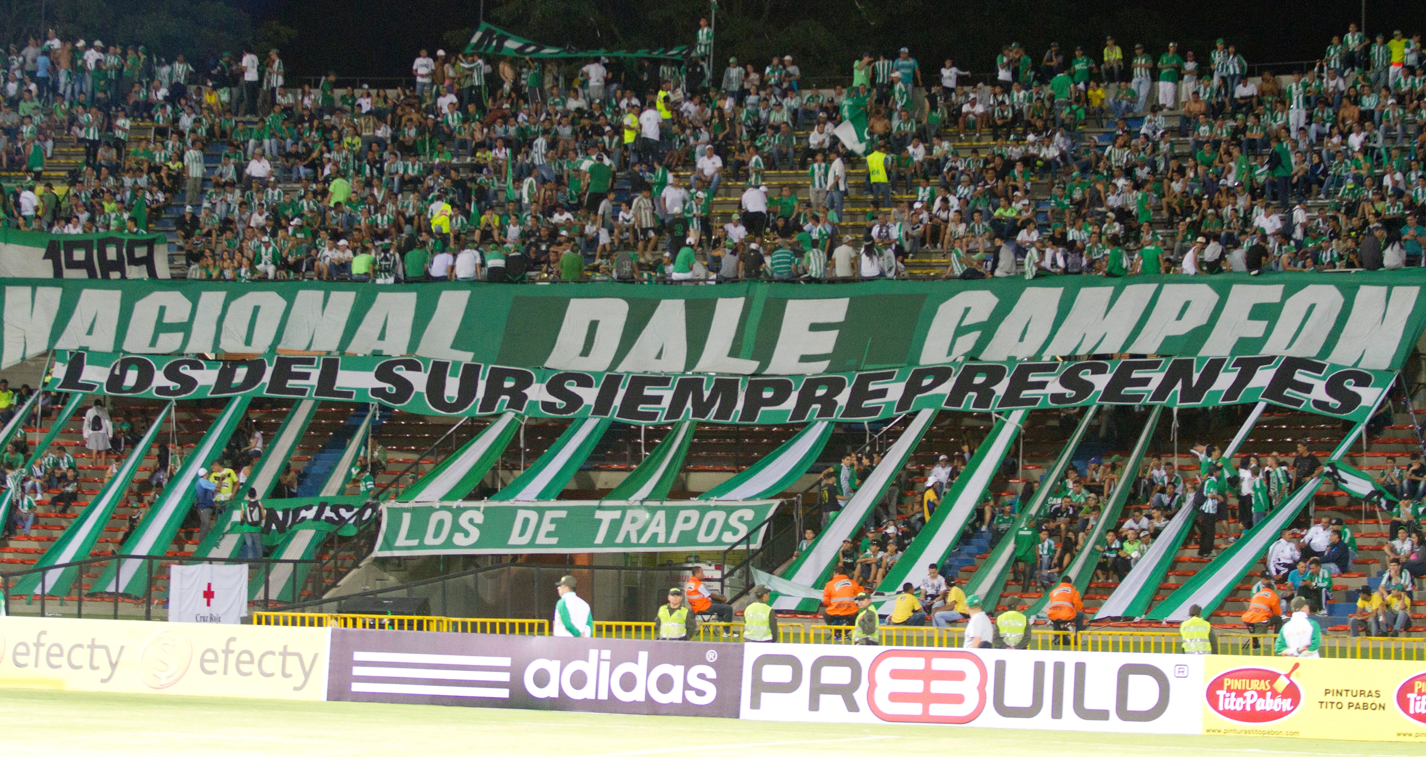 Barra Los Del Sur de Atlético Nacional / Colprensa.