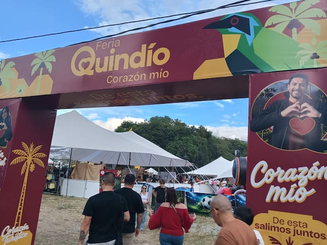 Hasta el 13 de septiembre se lleva a cabo la feria "Quindío Corazón Mío" en Armenia, lote frente al superinter carulla Foto: Adrián Trejos