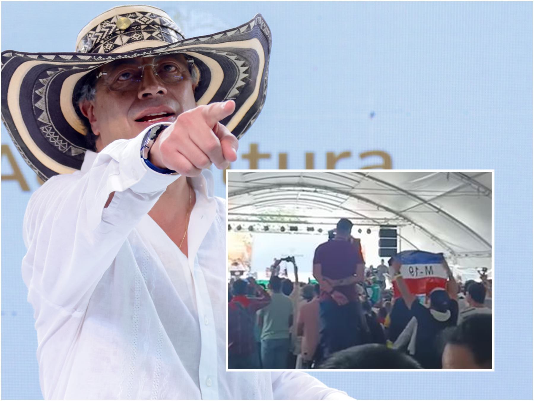 Gustavo Petro en el Pacto por la Tierra y la Vida