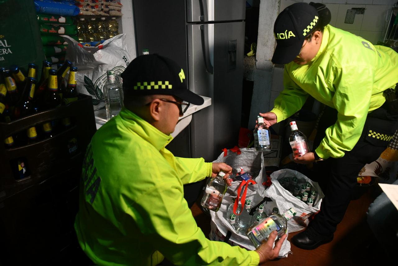 Alambique desmantaldo en Medellín- foto policía Metropolitana