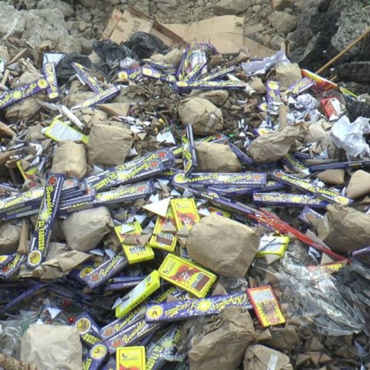 Destruyen en Pereira cerca de 200 kilos de pólvora